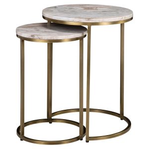 Bijzettafel Bottega Blush beige (Set of 2) Richmond Interiors