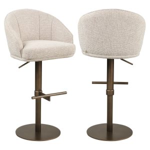 Barstoel Beverly natural fancy swivel Richmond Interiors