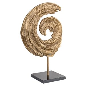 Decoratief object Swirl brass antique large Richmond Interiors