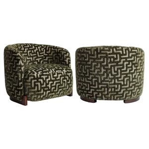 Lounge stoel Hannah moss labyrinth fire retardant Richmond Interiors