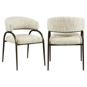 Eetkamerstoel Charda  beige angora Richmond Interiors