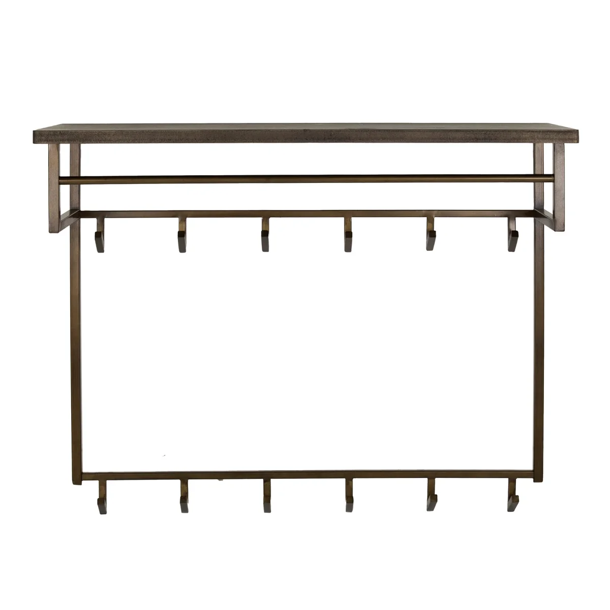 Kapstok Lucien - Antiek Brons - 12 haken - 100 cm - Afbeelding 5