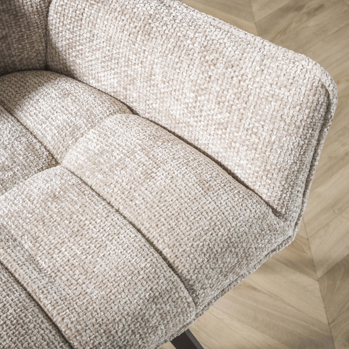 Eetkamerbank Isolde - Beige - Renegade Stof - 190 cm - Afbeelding 3