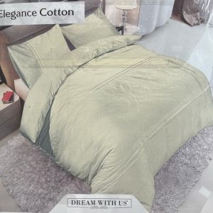 Elegance Cotton Dekbedovertrek – 100% Katoen – 140x200 cm – Wit