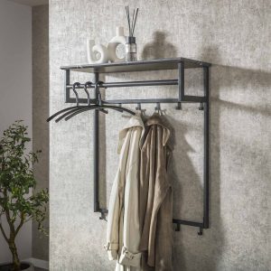 Kapstok Sandy - Keramiek Look - 12 haken - 80 cm