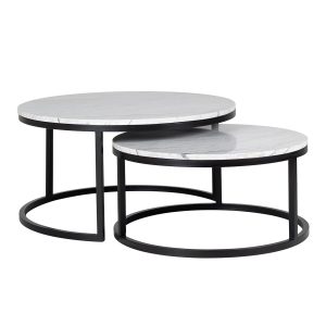 Salontafel Lexington white (Set of 2) Richmond Interiors