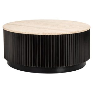 Salontafel Hampton dark brown 90Ø Richmond Interiors