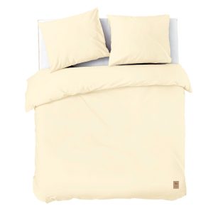 Cotton Touch Dekbedovertrek Tweepersoons 200x200/220 + 2 kussenslopen 60x70 Creme