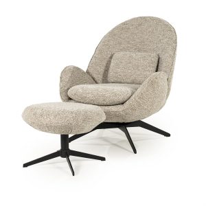 Fauteuil Ryan – taupe Zora Eleonora