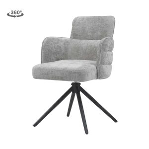 Rumo Armstoel – ATS118-20 light grey (draaibaar) Tower Living