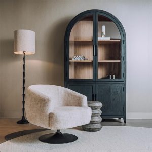 Barga Fauteuil – fabric TED 24 off white (draaibaar) Tower Living