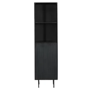 Boekenkast Mangohout zwart 55cm FSMD