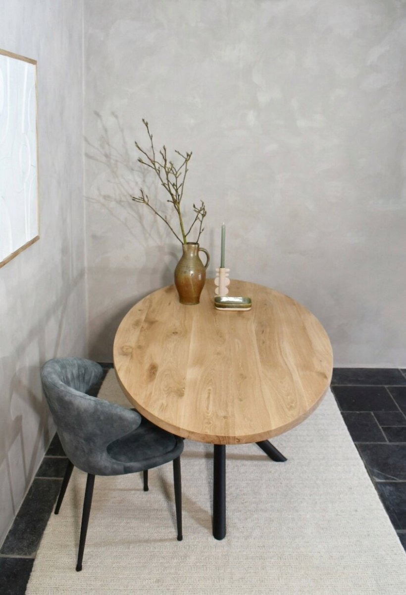 Ovale tafel met rond matrix onderstel - Afbeelding 7