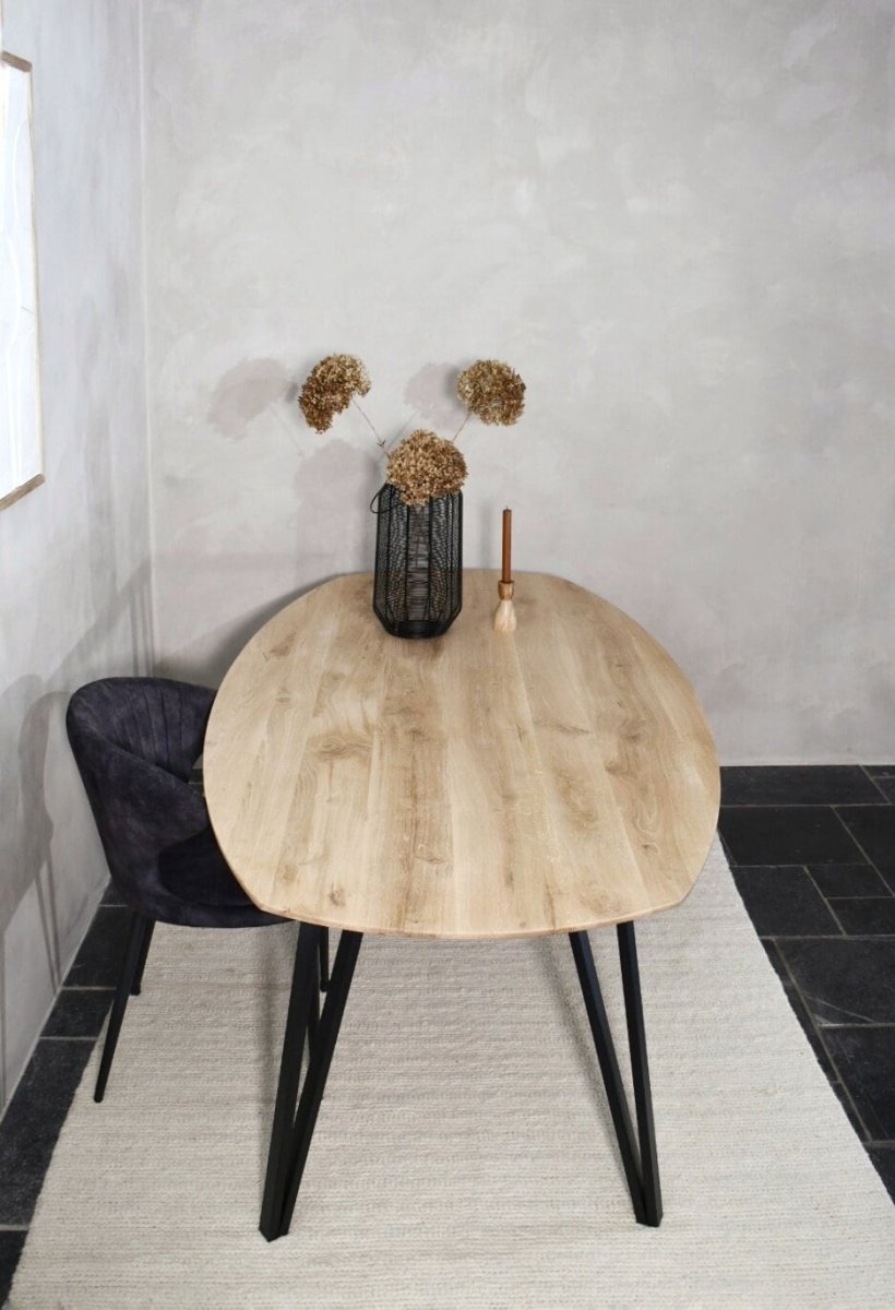 Deens ovale tafel met schuine Twin poten - Afbeelding 5