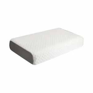 Orthomedisch Hoofdkussen - Ergonomisch voor Nek- en Rugklachten - Memory Foam - Traagschuim - Contour - 40x60 cm - Wit