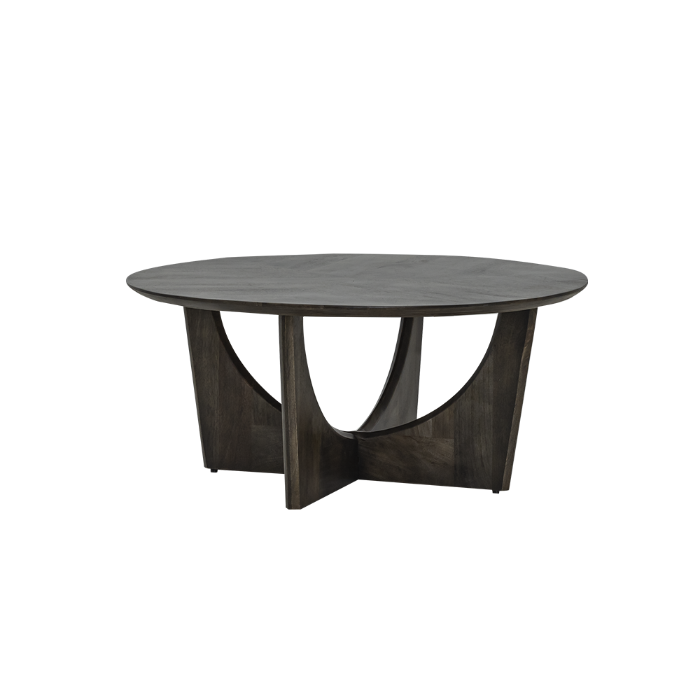 Fermo Salontafel rond olijfbruin 90 cm Tower Living