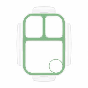 Deksel lunchbox 1500 ml met vakjes
