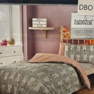 Cotton Touch Dekbedovertrek Tweepersoons 140x200/220 + 1 kussenslopen 60x70 Beige 2
