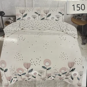 Cotton Touch  Dekbedovertrek  Tweepersoons  240x200/220 + 2 kussenslopen  60x70  Creme 2