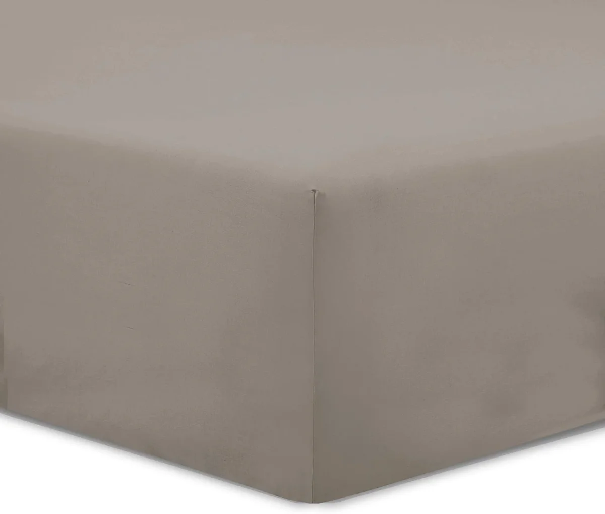 Hoeslaken - Jersey Katoen - 90x200cm - 25cm Hoek - Taupe