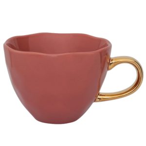 Good Morning cup branded apricot