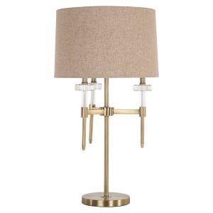 Tafellamp Josie brushed gold Richmond Interiors
