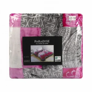 Luxe Garden Rose Deken - 240x200 cm - Roze
