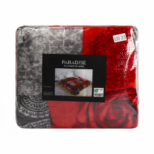 Luxe Garden Rose Deken - 240x200 cm - Rood