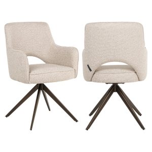 Eetkamerstoel Ginerva biscotti swivel Richmond Interiors