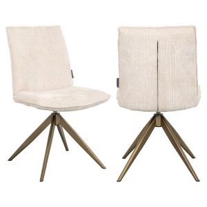 Eetkamerstoel Dakota niagara beige swivel Richmond Interiors