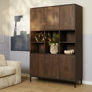 Vakkenkast mangohout 135cm FSMA XL