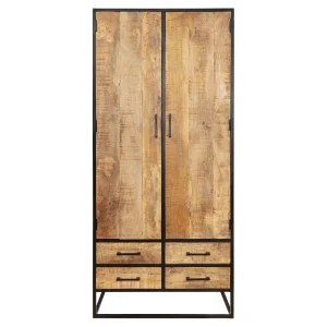Wandkast 90 cm mangohout