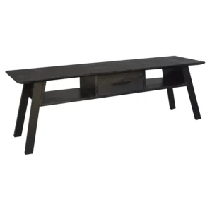 TV-meubel mangohout zwart 1 lade 150cm BEBE