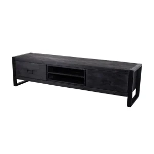 TV meubel mangohout zwart