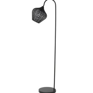Vloerlamp Aversa zwart