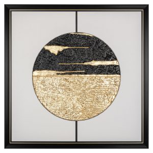 Wall art Moon black/gold Richmond Interiors