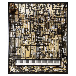 Wall art Wibi black/gold Richmond Interiors