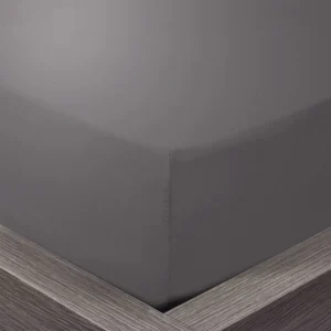 Beau Maison - Hoeslaken - 100% Katoen - 180x200cm - Antraciet