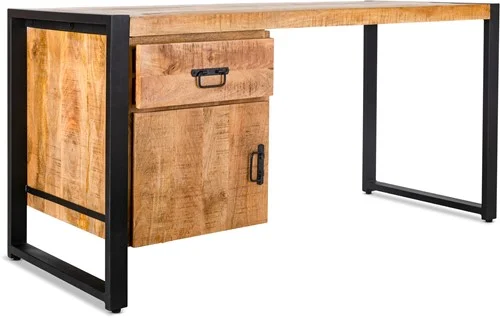 Bureau mangohout 145cm BEBR - Afbeelding 3