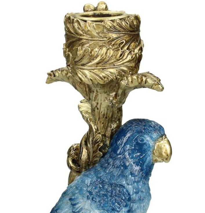 Kandelaar Vogel Blauw - Afbeelding 5