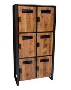 Lockerkast mangohout klein