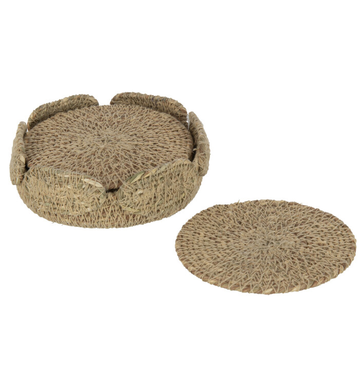 Onderzetters Marie naturel set van 6