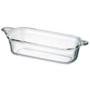 Glazen ovenschaal met handgreep 1.3 liter