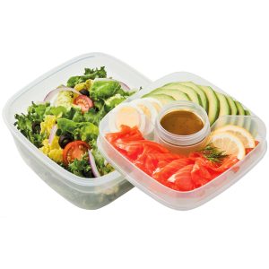 Salade lunchbox met tray 1600 ml