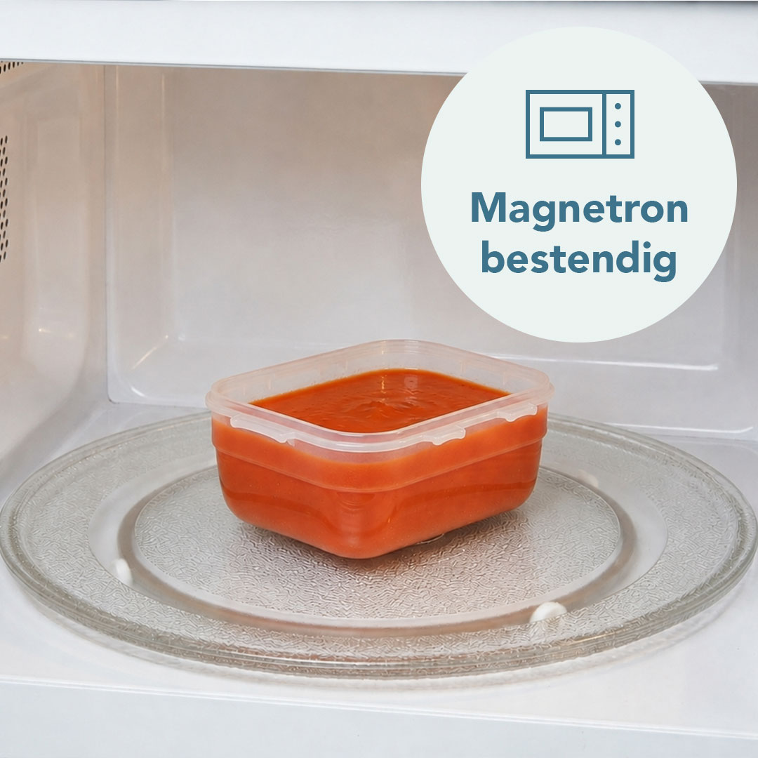 Voordeelverpakking stapelbare vershoudbakjes 550 ml | 4 stuks - Afbeelding 6