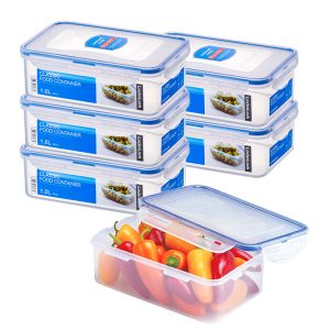 Voordeelverpakking vershoudbakjes 1000 ml | 6 stuks