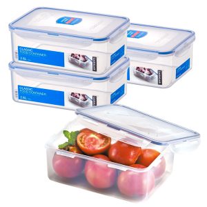 Voordeelverpakking vershoudbakjes 2600 ml | 4 stuks