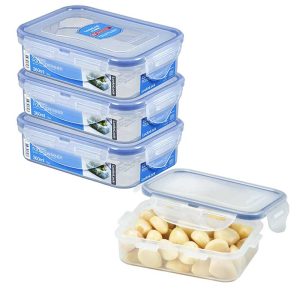Voordeelverpakking vershoudbakjes 360 ml | 4 stuks
