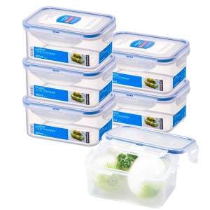 Voordeelverpakking vershoudbakjes 600 ml | 6 stuks